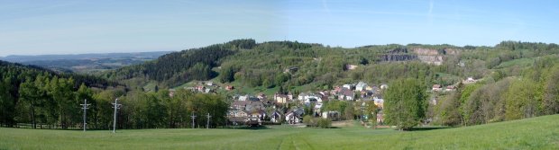 Cerny Dul panorama in summer, Krkonose, Czech Republic